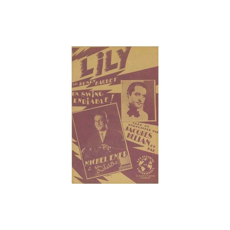 Partition LILY  Jacques HELIAN