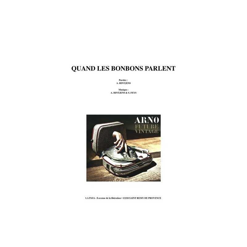 Sheet music QUAND LES BONBONS PARLENT ARNO