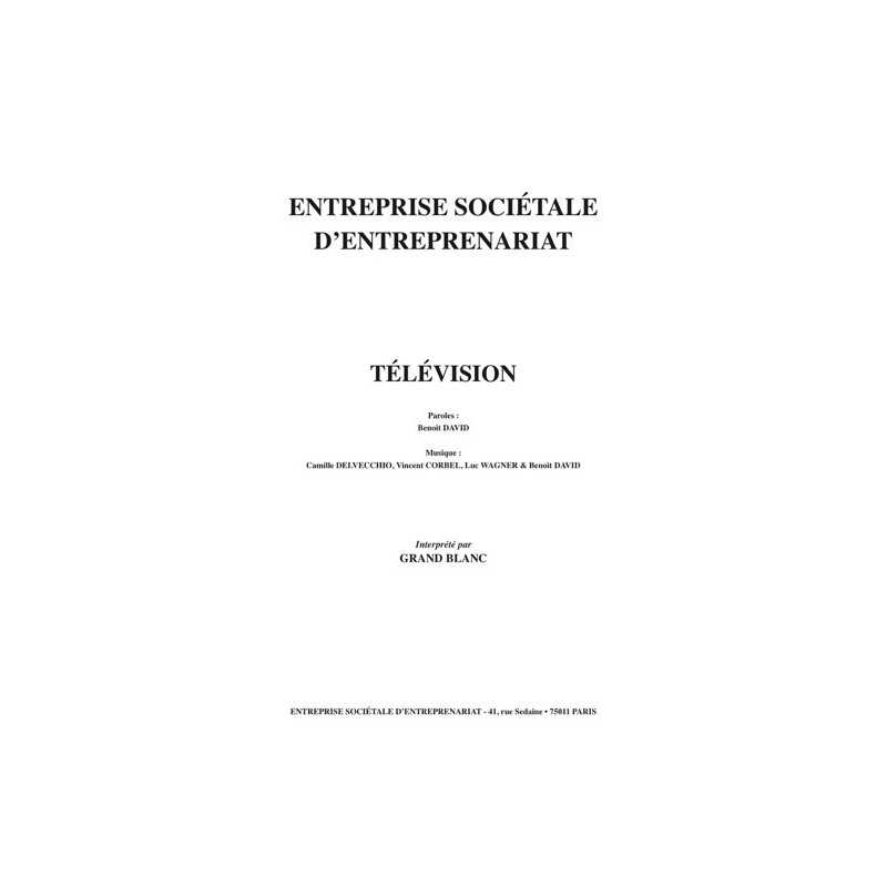 Partition TÉLÉVISION GRAND BLANC