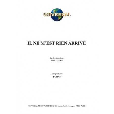 IL NE M'EST RIEN ARRIVÉ