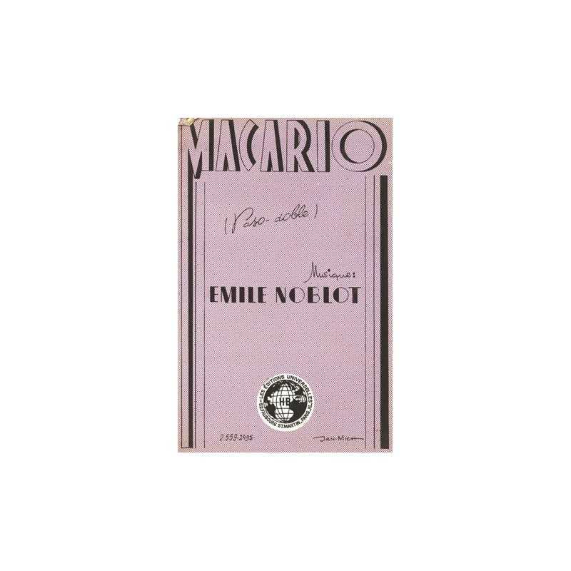 Partition MACARIO Emile NOBLOT