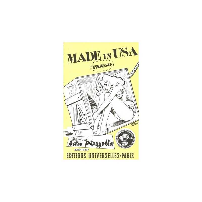 Partition MADE IN USA Astor PIAZZOLLA