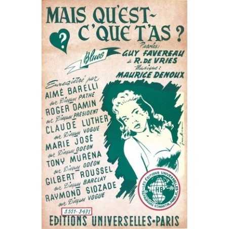 MAIS QU'EST-CE QUE T'AS - BAÏO DES ILES