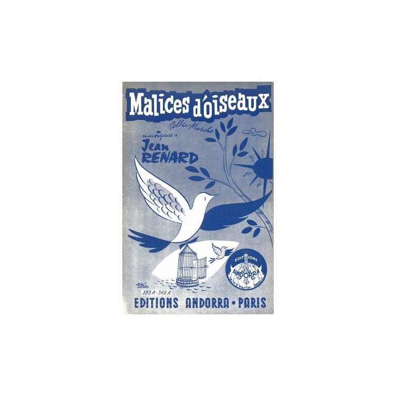 Partition MALICES D'OISEAUX