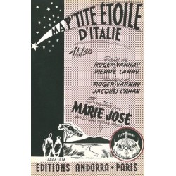 Partition MA P'TITE ÉTOILE D'ITALIE MARIE JOSÉ