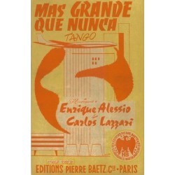 Partition MAS GRANDE QUE NUNCA