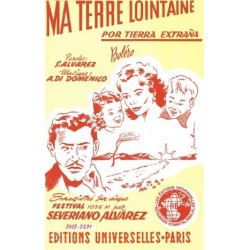 Partition MA TERRE LOINTAINE Severiano ALVAREZ