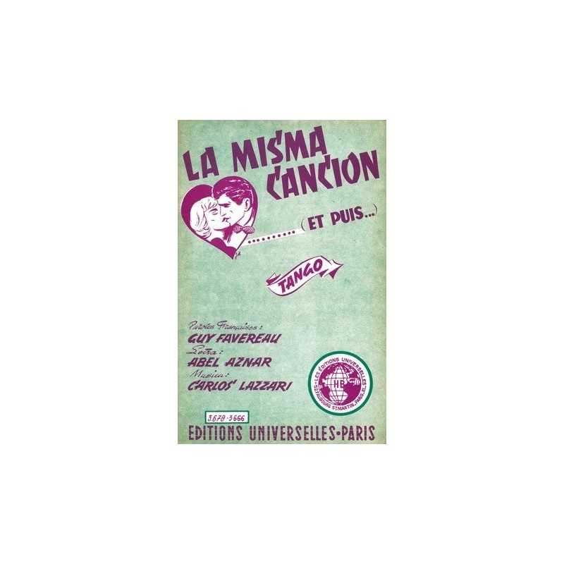 Partition LA MISMA CANCION