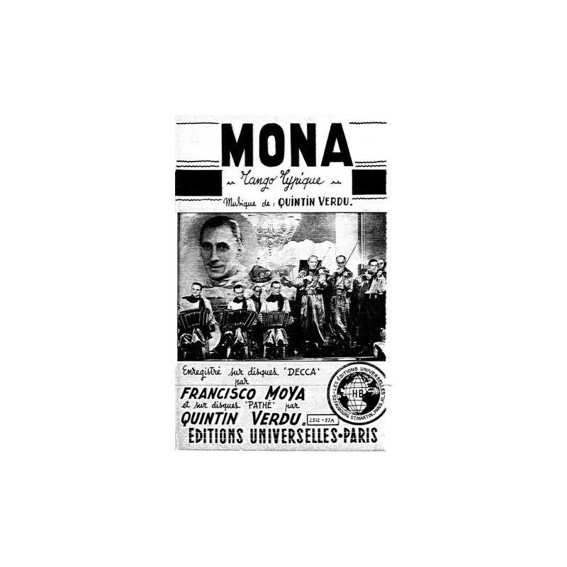 Partition MONA Quintin VERDU