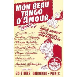 Partition MON BEAU TANGO D'AMOUR Maurice LARCANGE
