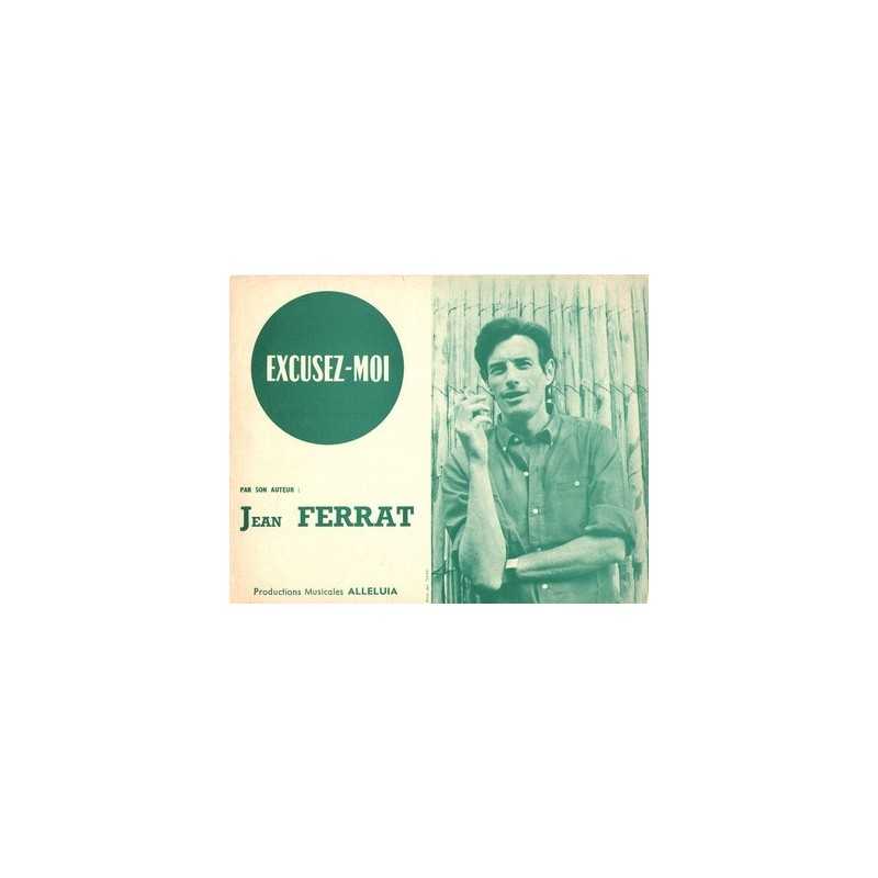 Sheet music EXCUSEZ-MOI Jean Ferrat
