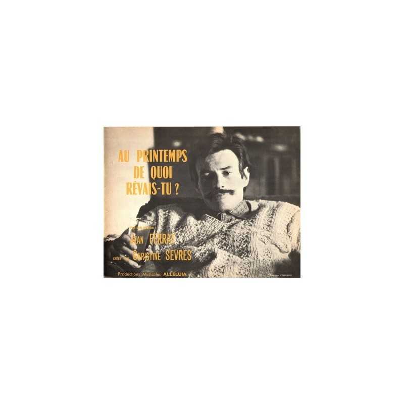 Sheet music AU PRINTEMPS DE QUOI RÊVAIS-TU Jean Ferrat