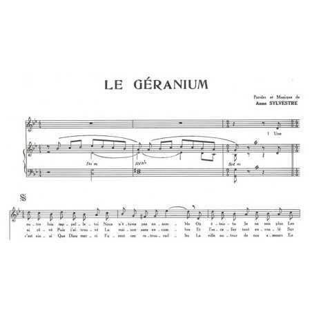 LE GÉRANIUM