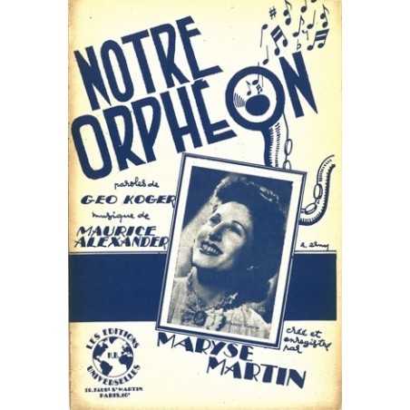 NOTRE ORPHÉON