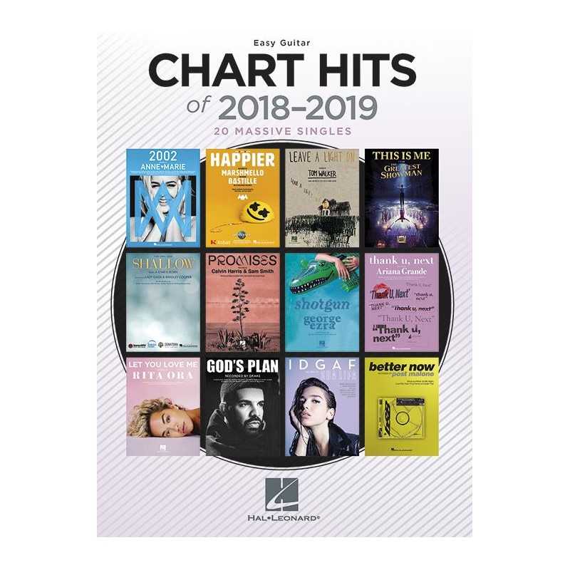 Songbook CHART HITS OF 2018-2019 (GUITARE FACILE)