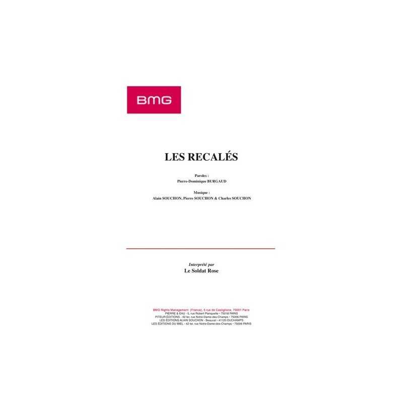 Partition LES RECALÉS LE SOLDAT ROSE pdf