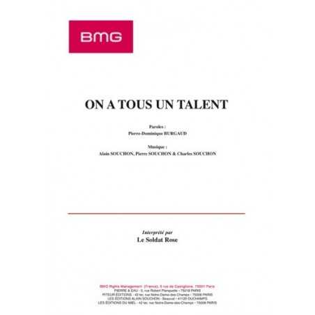 ON A TOUS UN TALENT