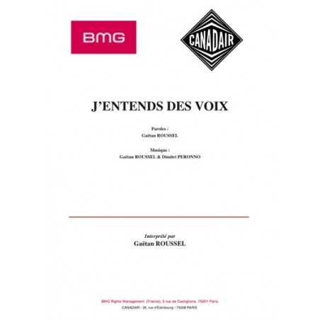 J'ENTENDS DES VOIX