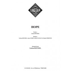 Partition HOPE Gaëtan ROUSSEL