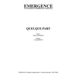 Partition QUELQUE PART RADIOSOFA