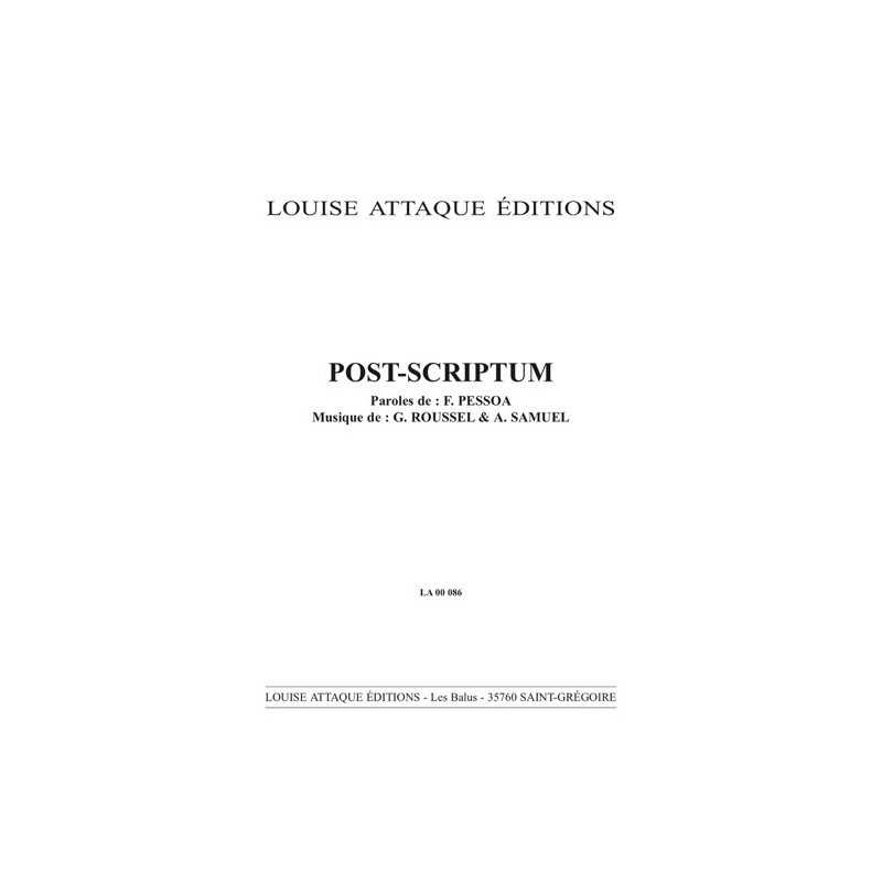 Partition POST-SCRIPTUM TARMAC
