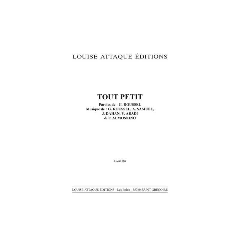 Partition TOUT PETIT TARMAC