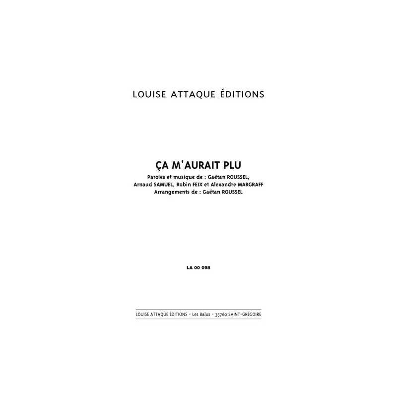 Partition ÇA M'AURAIT PLU LOUISE ATTAQUE