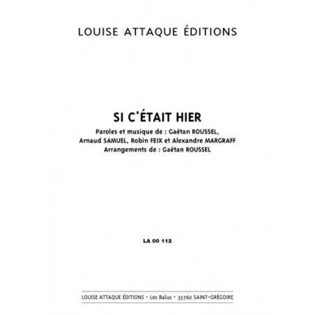 SI C'ÉTAIT HIER