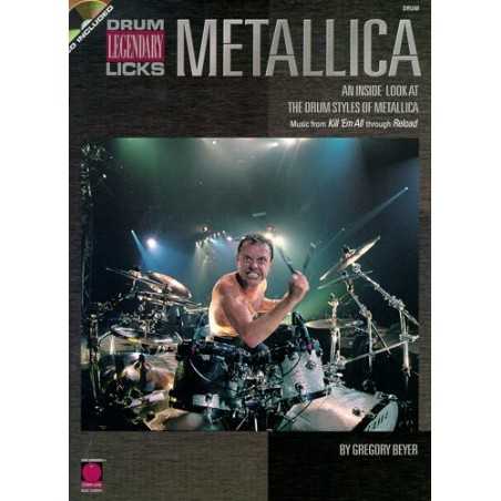 DRUMS LEGENDARY LICKS - METALLICA(+ CD)