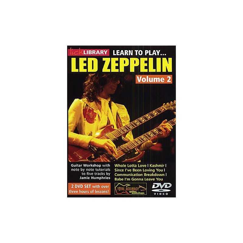 DVD LEARN TO PLAY LED ZEPPELIN VOLUME 2