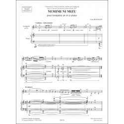 Sheet music NEMIMI NI MIZU Ivan Boumans