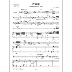 Sheet music INDRIK Pascal Proust