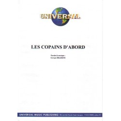 LES COPAINS D'ABORD  Georges Brassens Partition
