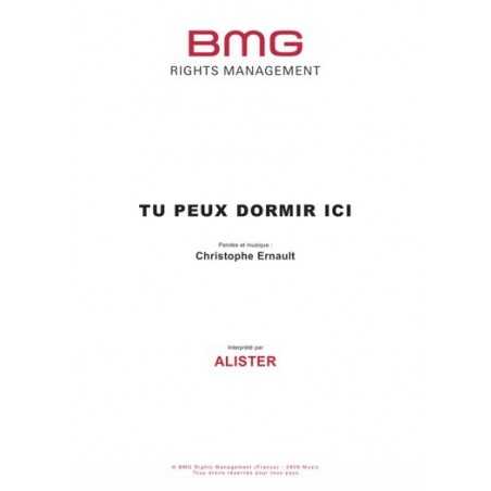 TU PEUX DORMIR ICI