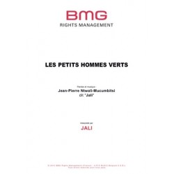 Partition LES PETITS HOMMES VERTS JALI