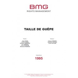 Partition TAILLE DE GUÊPE 1995