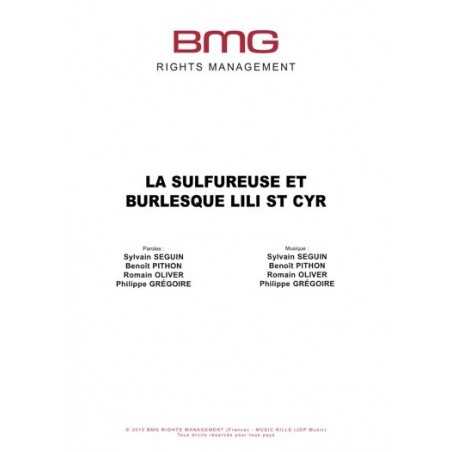LA SULFUREUSE ET BURLESQUE LILI ST CYR