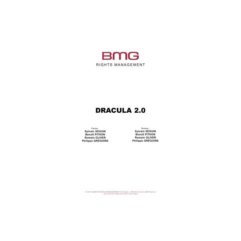 Partition DRACULA 2.0 PHYLTRE