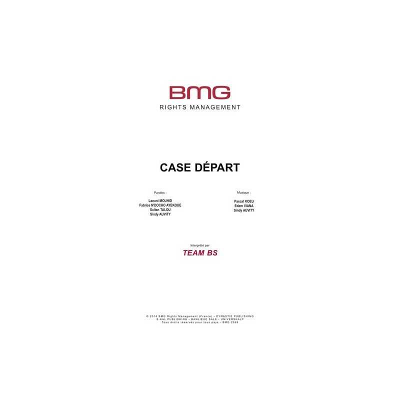 Partition CASE DÉPART TEAM BS