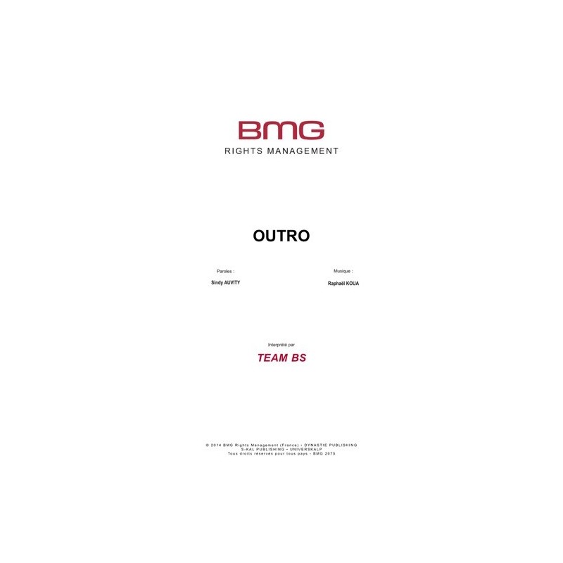 Partition OUTRO  TEAM BS