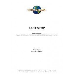 Partition LAST STOP RENDEZ-VOUS