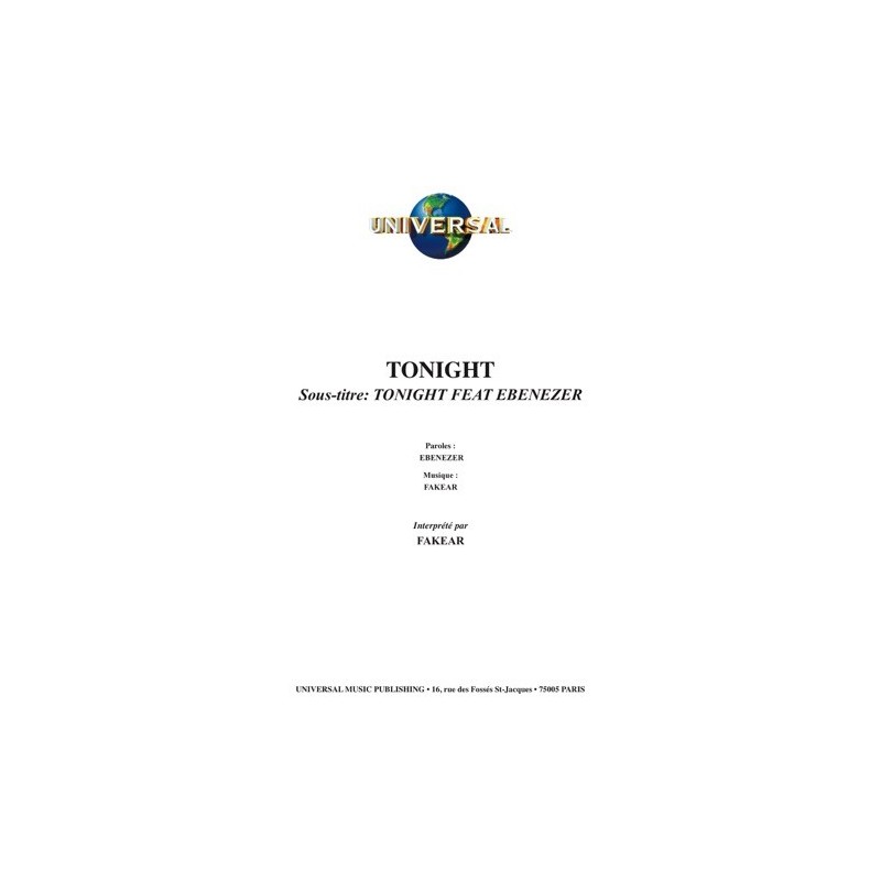 Partition TONIGHT FAKEAR