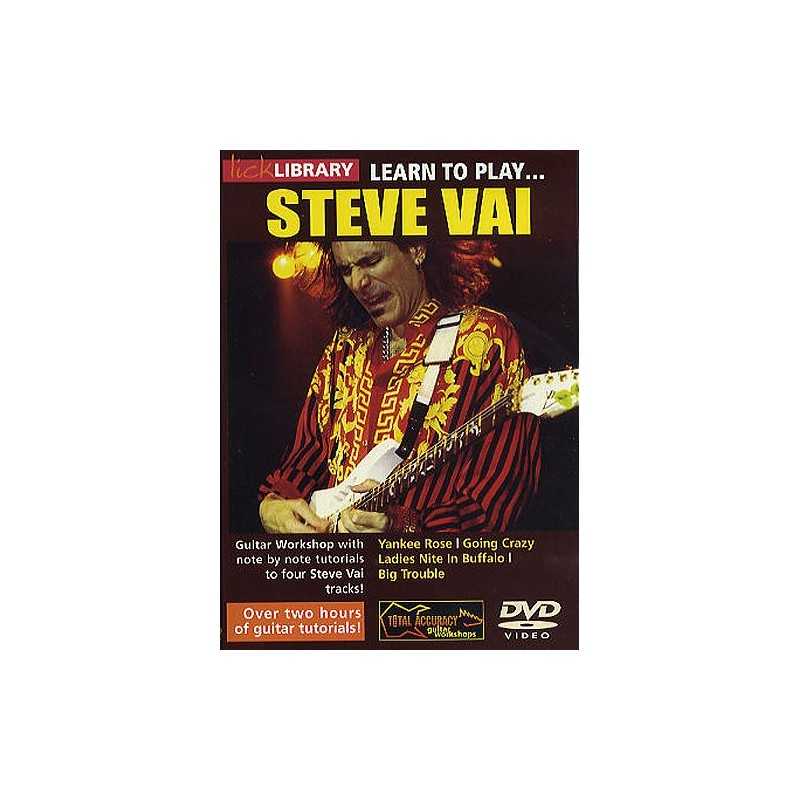DVD LEARN TO PLAY STEVE VAI