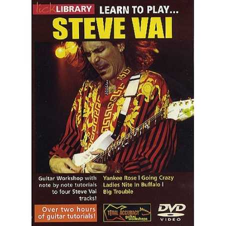 DVD LEARN TO PLAY STEVE VAI