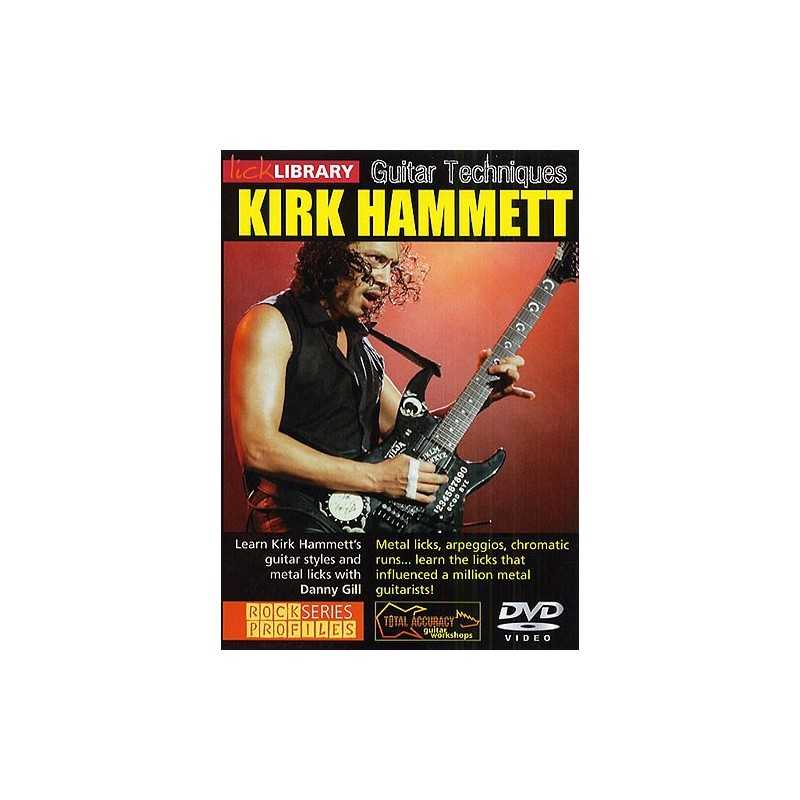 DVD GUITAR TECHNIQUES KIRK HAMMET