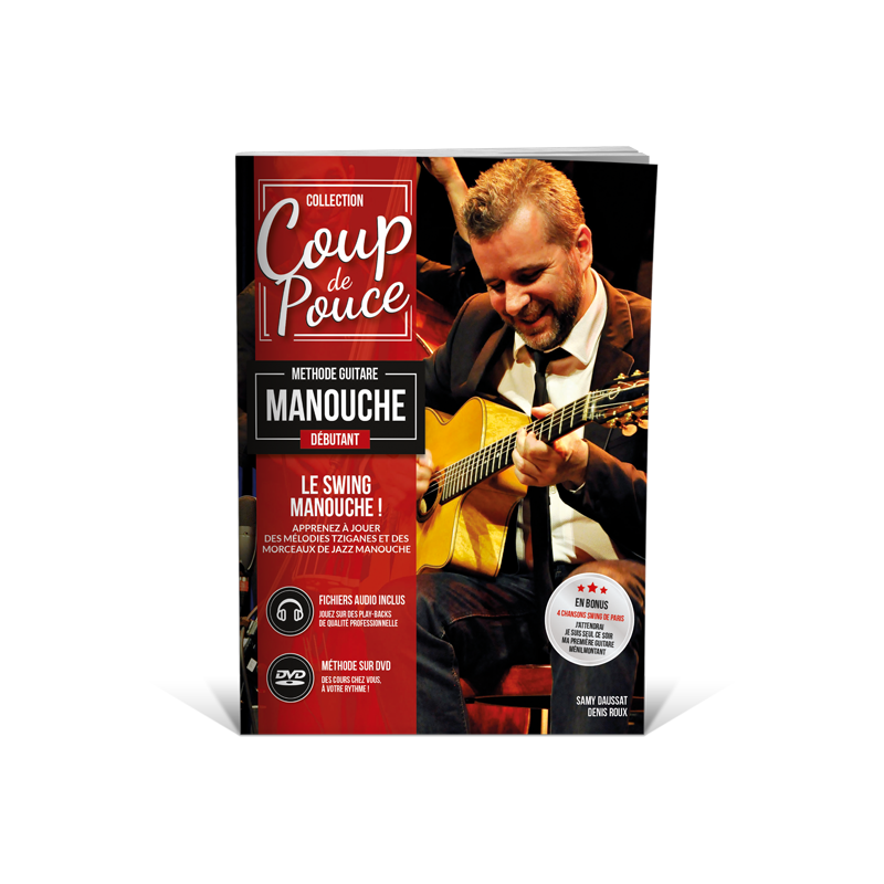 Méthode COUP DE POUCE GUITARE MANOUCHE Samy Daussat Denis Roux