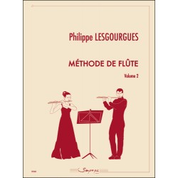 Méthode MÉTHODE DE FLÛTE VOLUME 2 Philippe Lesgourgues