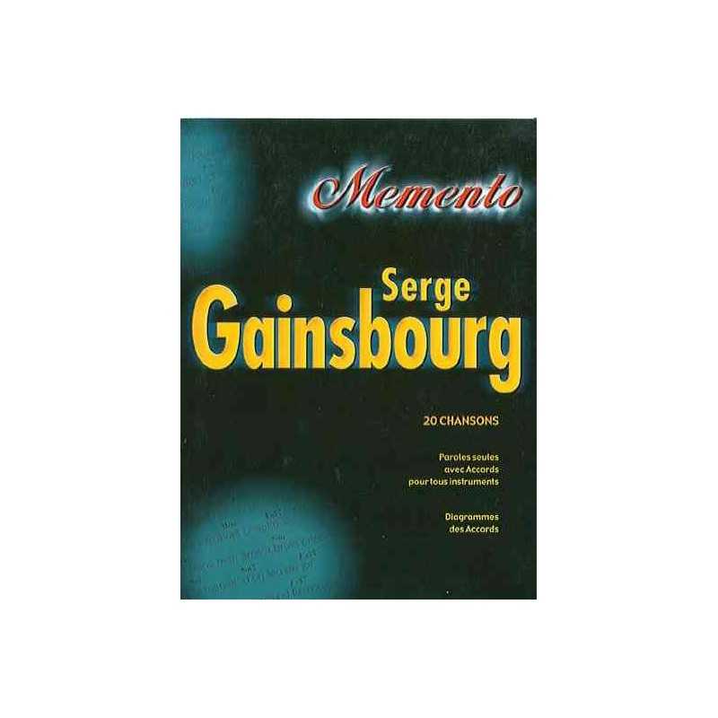 SERGE GAINSBOURG MEMENTO