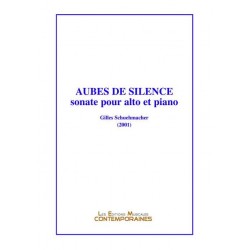 AUBES DE SILENCE Sonate pour Alto et Piano