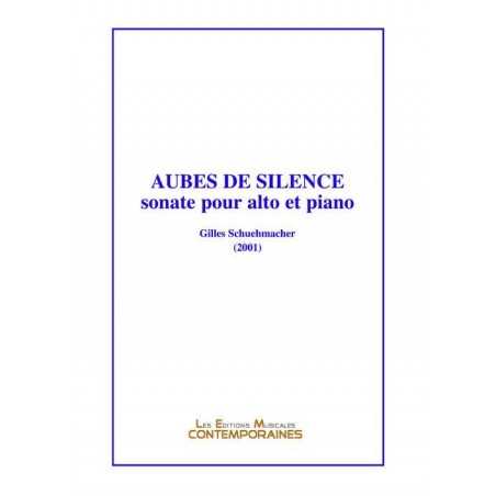 AUBES DE SILENCE Sonate pour Alto et Piano